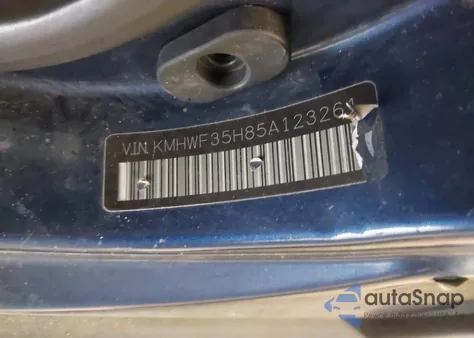 2005 Hyundai Sonata Gls/Lx из США, поврежденный, VIN KMHWF35H85A123261